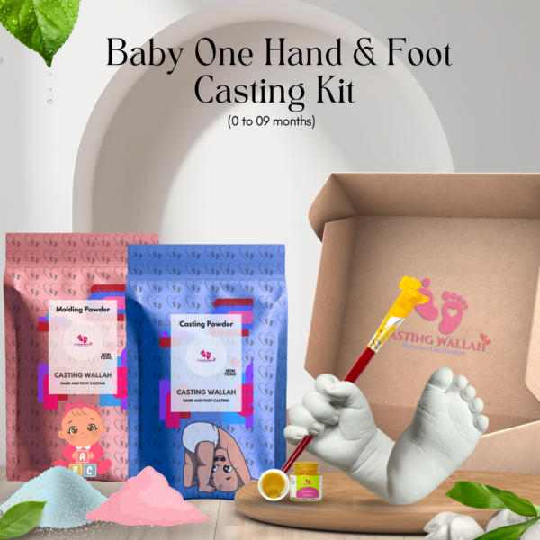 Baby One Hand & Foot Casting Kit – (0 to 09 months)